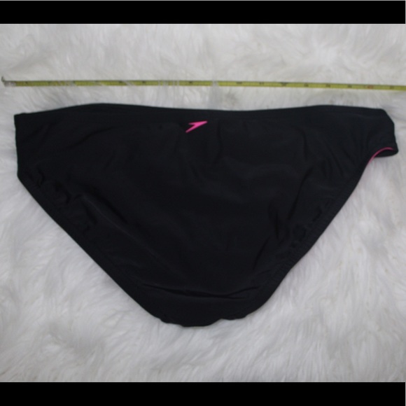 Women’s Speedo PowerFlex Hipster solid black bikini bottom (only) - Picture 6 of 6